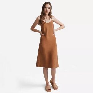 Mate Linen Slip Dress in Sedona, S